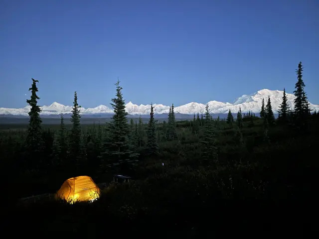 仲夏半夜才現身的Denali (迪納利),Wonder Lake 營地,美國迪納利國家公園