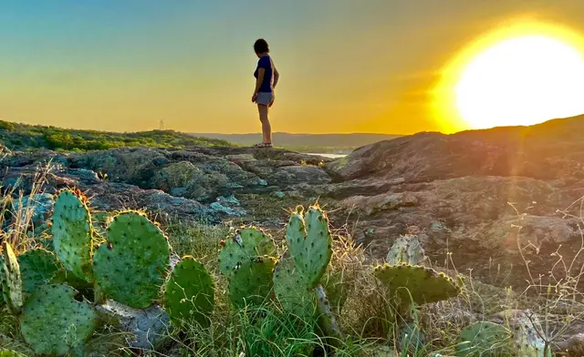 Texas Highland Sunset, Inks Lake State Park