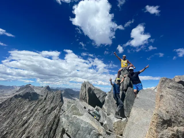 Middle Palisade (4271m), Kings Canyon National Park, CA,
