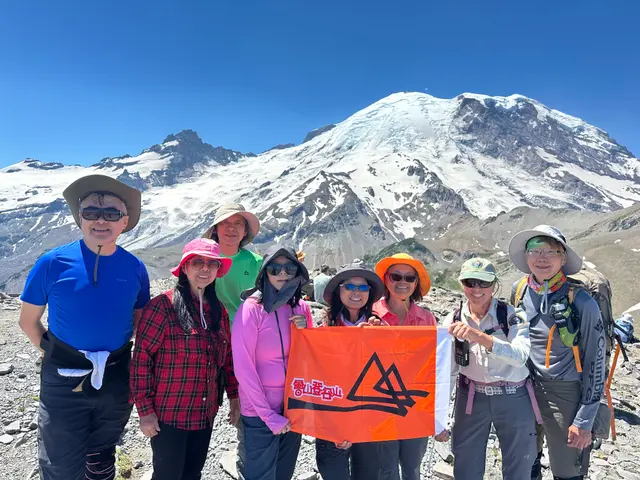 壯麗雷尼爾美麗登山客