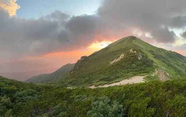 大日岳的黃昏