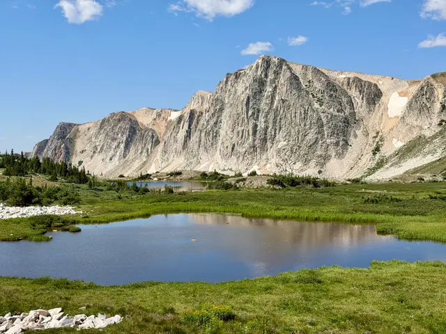 Medicine Bow peak 倒影